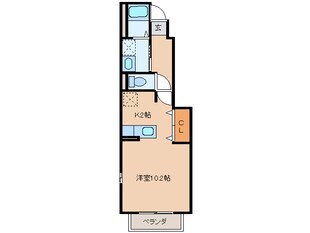 五十鈴ケ丘駅 徒歩20分 1階の物件間取画像